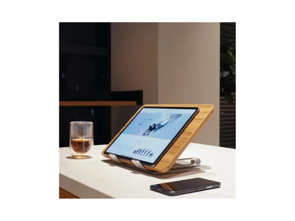 UPERGO AP-2DM Adjustable Laptop & Tablet Stand – Ergonomic Silver UPERGO AP-2DM Adjustable Laptop & Tablet Stand – Ergonomic Silver